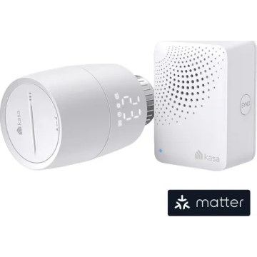 Älykäs termostaattinen venttiilin säätöpää LCD-näytöllä 2xAA Tuya