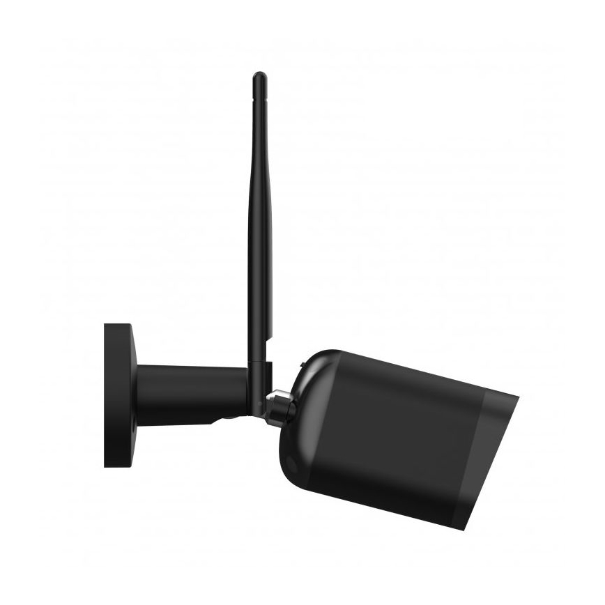 Älykäs ulkokamera Full HD 1080p -anturin kanssa, 12 V, IP65, Wi‑Fi, Tuya, musta
