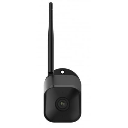 Älykäs ulkokamera Full HD 1080p -anturin kanssa, 12 V, IP65, Wi‑Fi, Tuya, musta