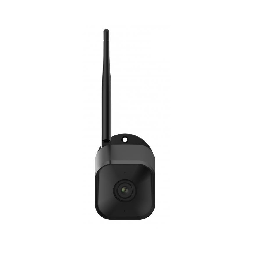 Älykäs ulkokamera Full HD 1080p -anturin kanssa, 12 V, IP65, Wi‑Fi, Tuya, musta