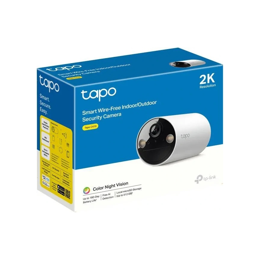 Älykäs ulkokamera IP65 Wi-Fi Tuya