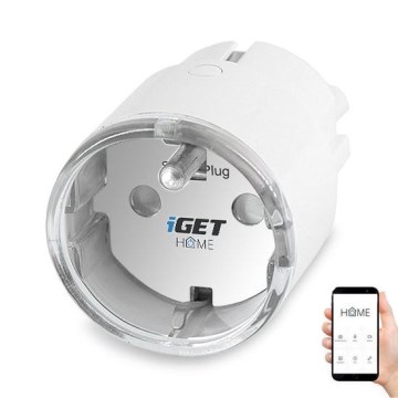 Älypistorasia energiankulutuksen mittauksella 3680W/230V, Wi‑Fi, Tuya-yhteensopiva