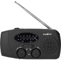 AM/FM-kampiradio aurinkopaneelilla ja LED-taskulampulla 2000 mAh
