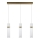AMBIENTE LED-riippuvalaisin vaijerilla 3xLED/6W/230V 3000/4000/6000K kultainen