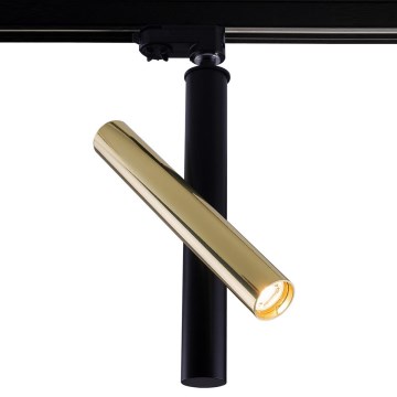 Amplex - Kohdevalo kiskojärjestelmään 1xGU10-MR11/15W/230V musta/messinki