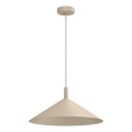 ANEGA-riippuvalaisin kaapelilla 1xGX53/15W/230V, Ø 40 cm, beige