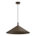 ANEGA-riippuvalaisin vaijerikiinnityksellä 1xGX53/15W/230V, halkaisija 50 cm, ruskea