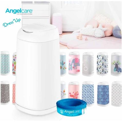 Angelcare - Vaippakori DRESS UP + 1x täyttökasetti