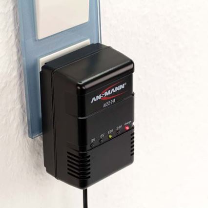 Ansmann 03723 ALCS 2-24A - Lyijyakkulaturi 2-24V/2,4-24Ah