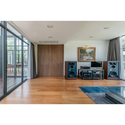 APLED - LED Upotettava valaisin SQUARE WOODLINE LED/12W/230V 3000K 17x17 cm massiivipähkinä