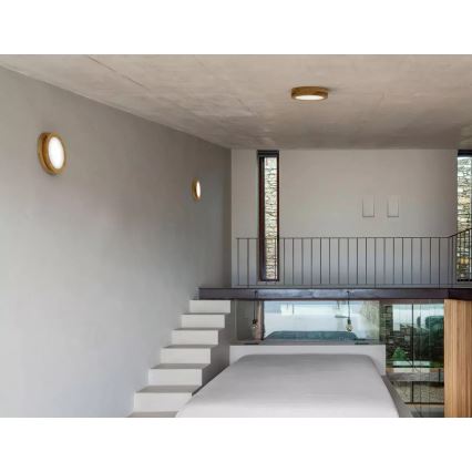 APLED - LED-kattovalo RONDO LED/24W/230V d. 30 cm tammi