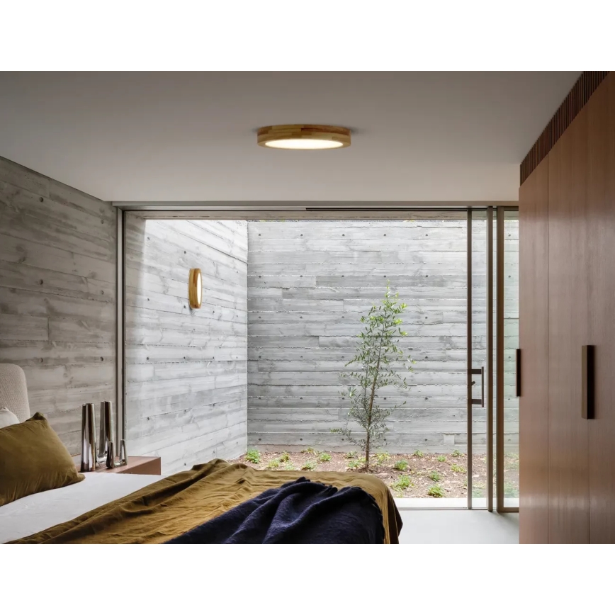 APLED - LED-kattovalo RONDO LED/36W/230V d. 40 cm tammi