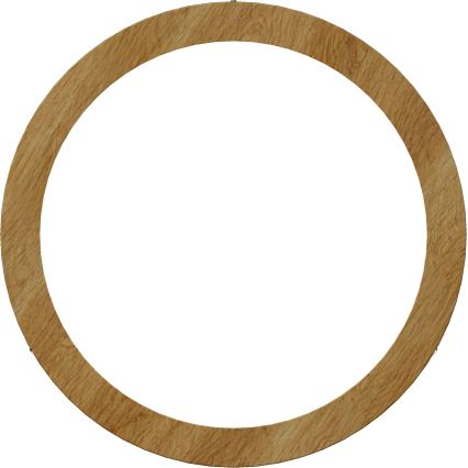 APLED - LED-kattovalo RONDO LED/36W/230V d. 40 cm tammi