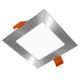APLED - LED Kylpyhuoneen upotettava valo SQUARE LED/6W/230V IP41 110x110 mm