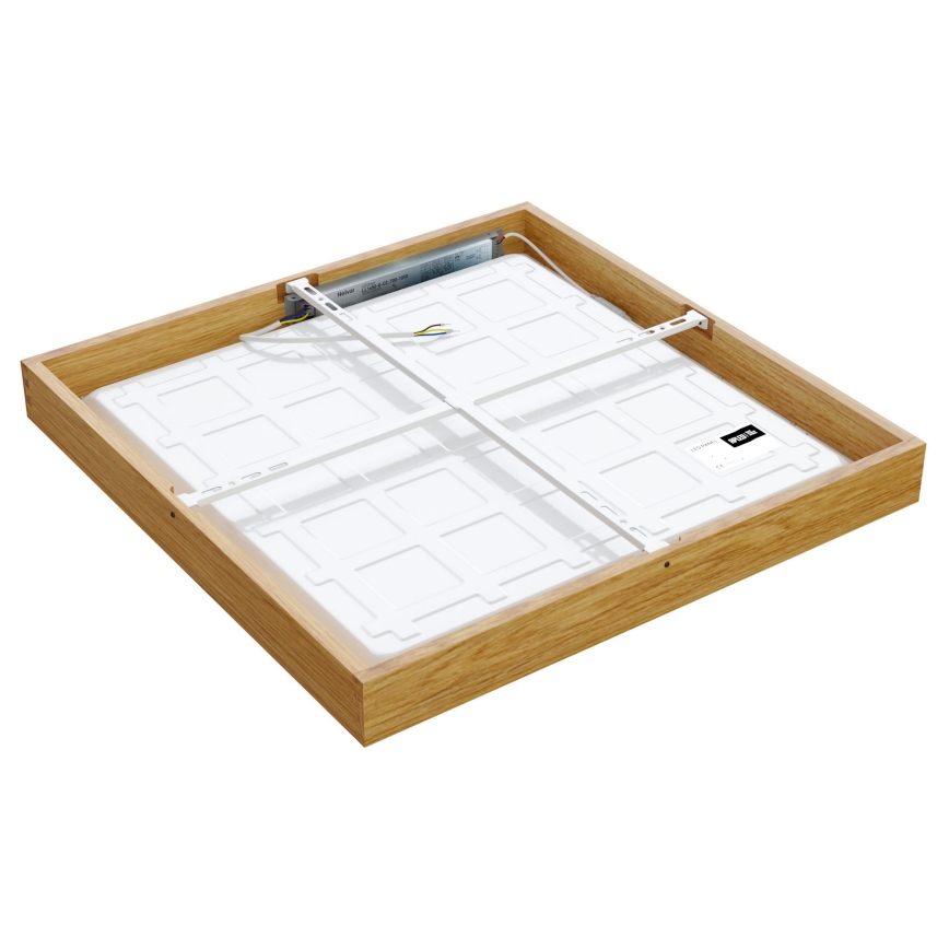 APLED - LED Pinta-asetettava paneeli QUADRA LED/40W/230V tammi