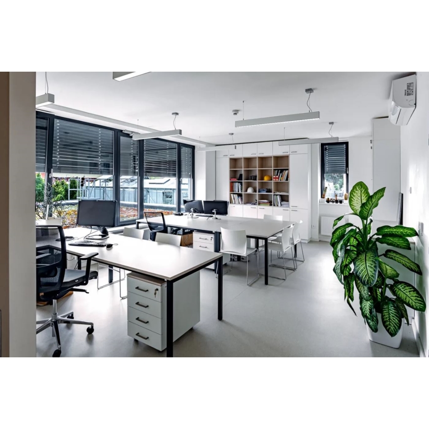 APLED - LED Riippuvalaisin LOOK LED/58W/230V 4000K 150 cm hopea