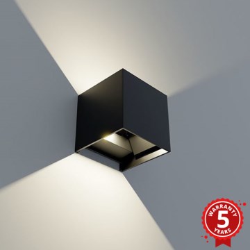 APLED - LED-ulkoseinävalaisin CUBE 2xLED/3W/230V IP65