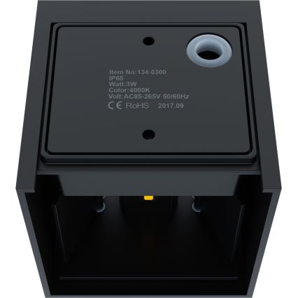 APLED - LED-ulkoseinävalaisin CUBE 2xLED/3W/230V IP65