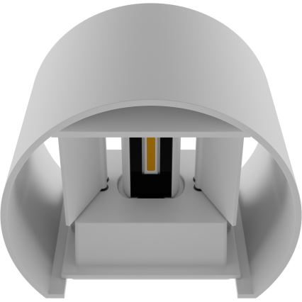APLED - LED-ulkoseinävalaisin OVAL 2xLED/3W/230V IP65