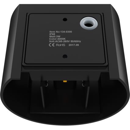 APLED - LED-ulkoseinävalaisin OVAL 2xLED/3W/230V IP65