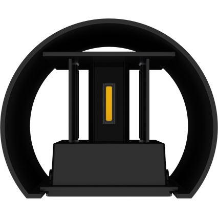 APLED - LED-ulkoseinävalaisin OVAL 2xLED/3W/230V IP65