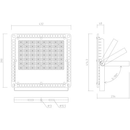 APLED - LED-ulkovalonheitin PRO LED/200W/230V IP66 20000lm 6000K