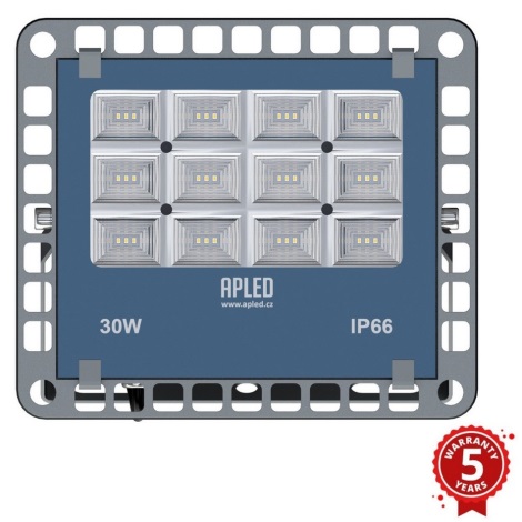 APLED - LED-ulkovalonheitin PRO LED/30W/230V  IP66 3000lm 6000K