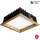 APLED - LED upotettava valo SQUARE WOODLINE LED/12W/230V 3000K 17x17 cm tammi massiivipuu