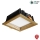 APLED - LED upotettava valo SQUARE WOODLINE LED/6W/230V 3000K 12x12 cm tammi massiivipuu