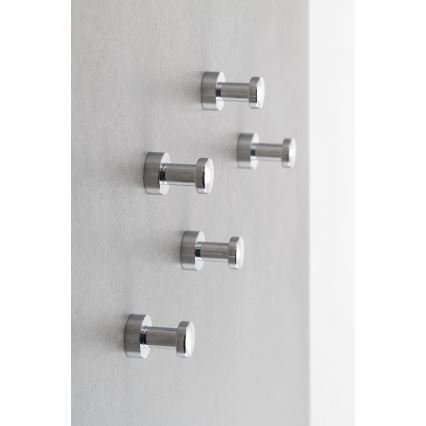 Aqualine - SARJA 5x Seinäkiinnike SAMBA kiiltävä kromi