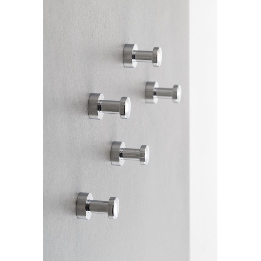 Aqualine - SARJA 5x Seinäkiinnike SAMBA kiiltävä kromi