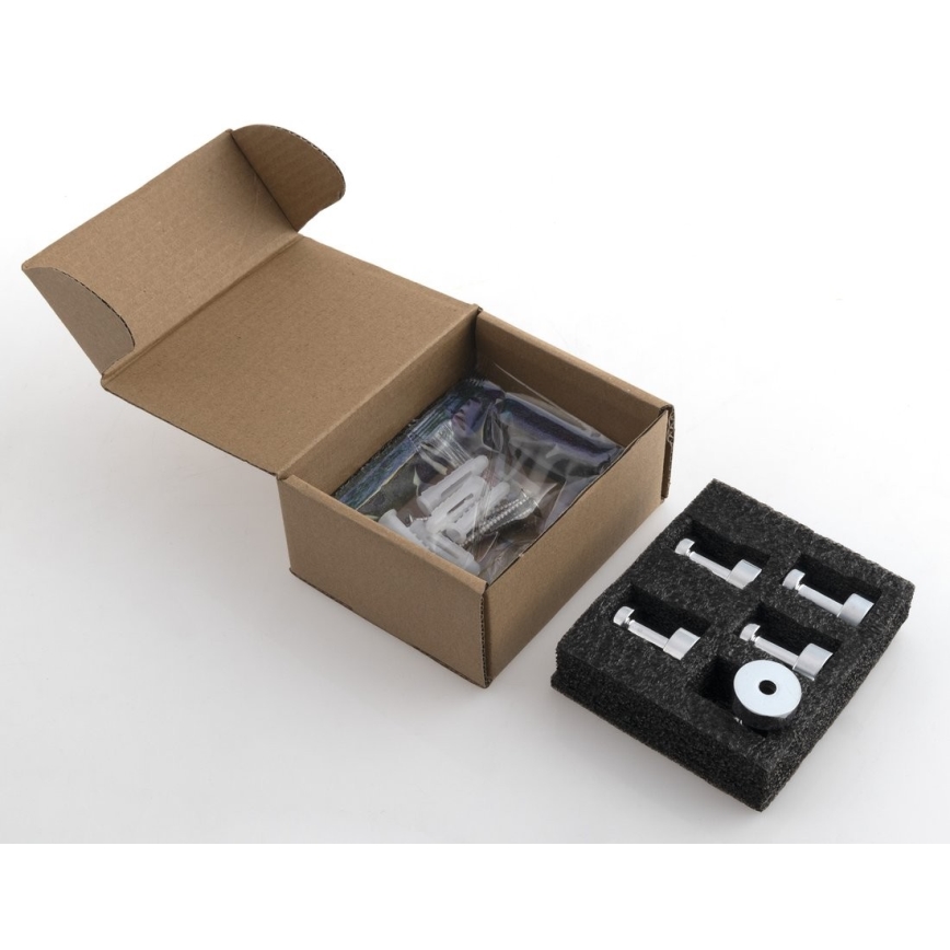 Aqualine - SARJA 5x Seinäkiinnike SAMBA kiiltävä kromi