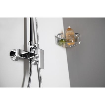 Aqualine - Suihkusetti FACTOR - kiiltävä kromi, hana mukana