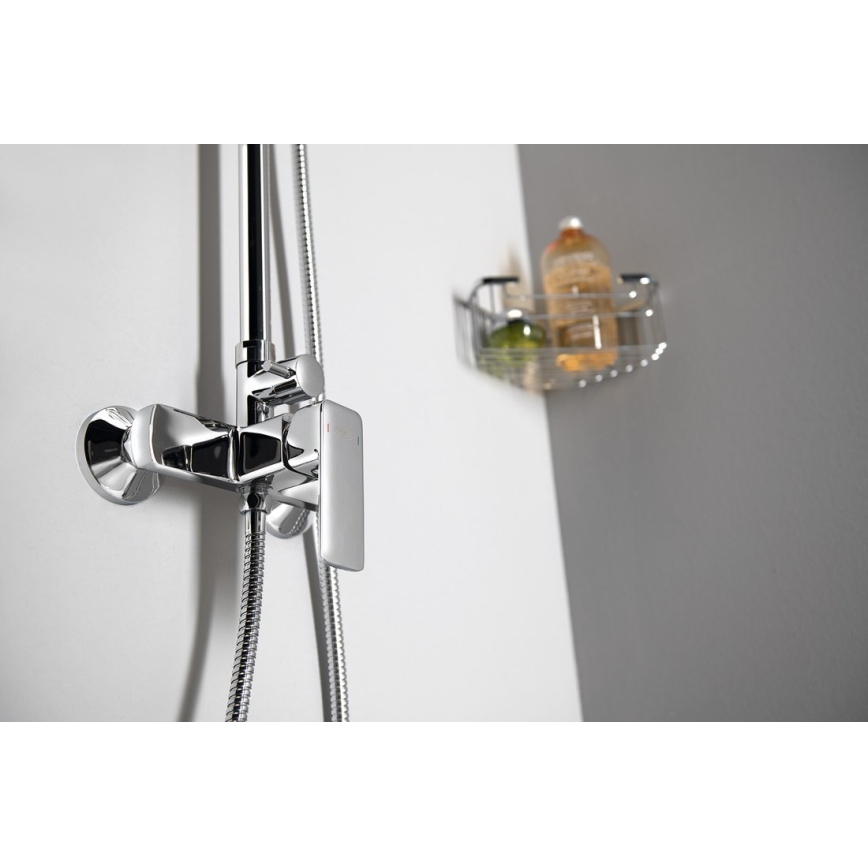 Aqualine - Suihkusetti FACTOR - kiiltävä kromi, hana mukana