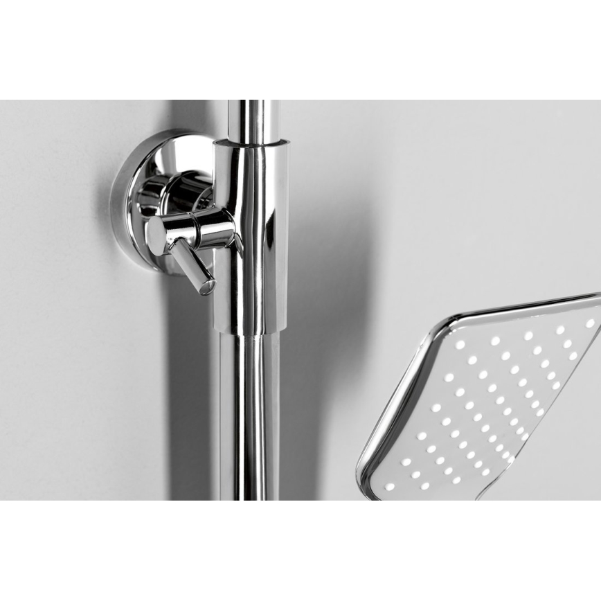 Aqualine - Suihkusetti FACTOR - kiiltävä kromi, hana mukana