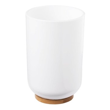 Aqualine - Hammasharjan pidike SNOW valkoinen/bambu