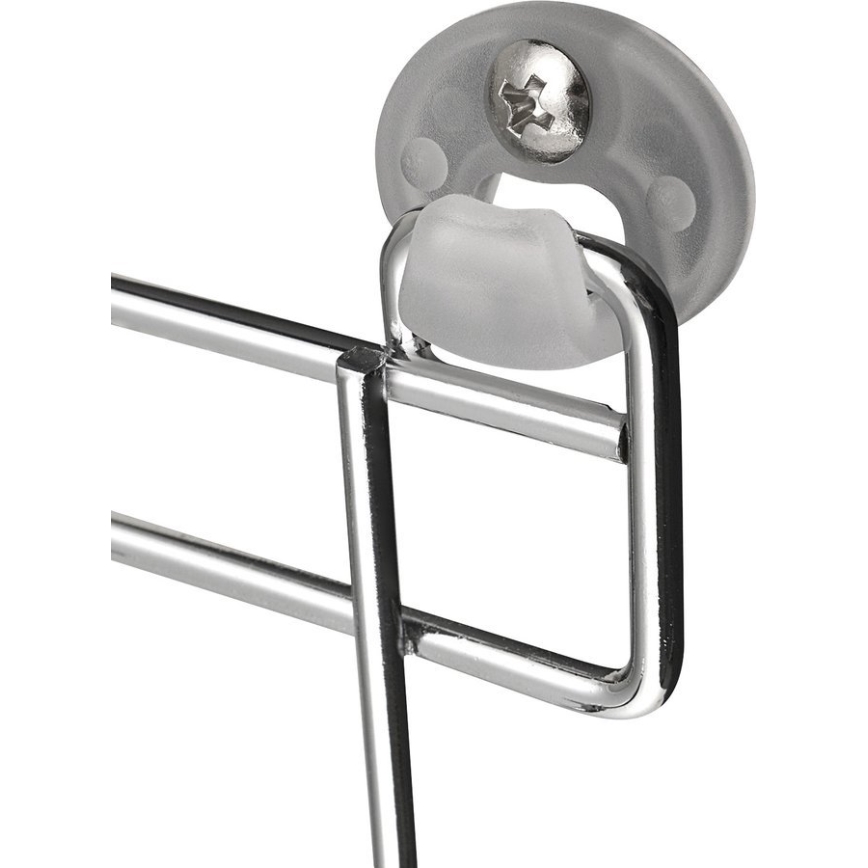 Aqualine - Kolmikerroksinen suihkuseinähylly KROMI LINE kiiltävä kromi