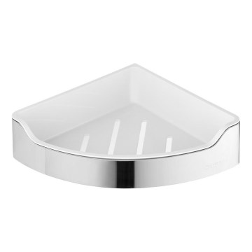 Aqualine - Kulma suihkuhylly SAMBA 21,8x30 cm kiiltävä kromi