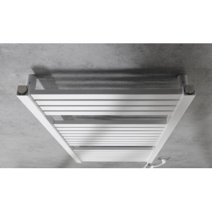 Aqualine - Kylpyhuoneen sähkö jäähdytin TONDI-E 300W/230V 97 cm valkoinen suora