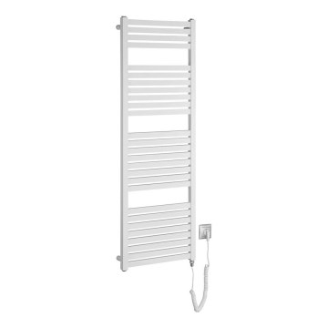 Aqualine - Kylpyhuoneen sähköinen pyyhekuivain TONDI-E 500W 133x45 cm valkoinen
