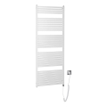 Aqualine - Kylpyhuoneen sähköinen pyyhekuivain TONDI-E 800W 169x60 cm valkoinen