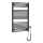 Aqualine - Sähköinen kylpyhuoneen pyyhekuivain DIRECT-E 400W 96x60 cm mattamusta