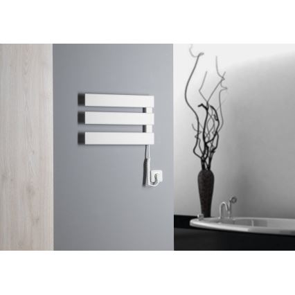 Aqualine - Sähköinen pyyhekuivain ELVIS 50W/230V 34,2 cm valkoinen oikea