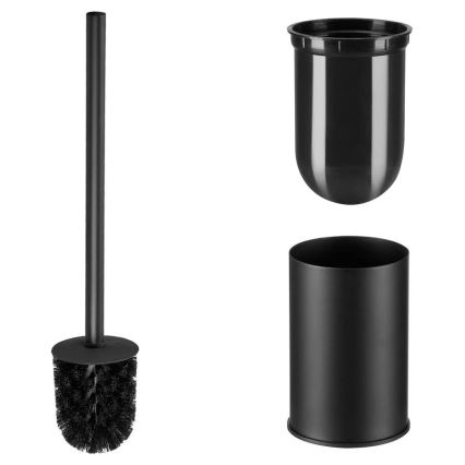 Aqualine - Seinälle kiinnitettävä wc-harja SAMBA musta