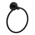 Aqualine - Seinäpyyhepidike SAMBA halkaisija 15,5 cm musta