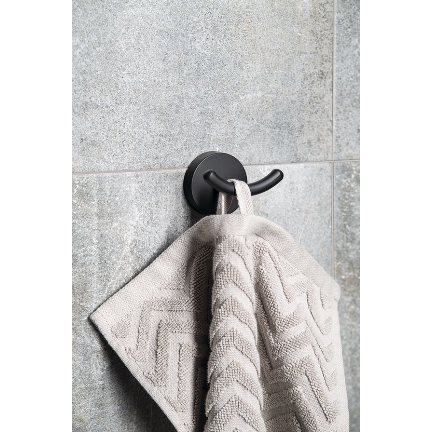 Aqualine - Seinäpyyhepidike SAMBA musta