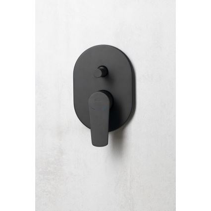 Aqualine - Suihkuhana piiloasennukseen LOTTA matta musta