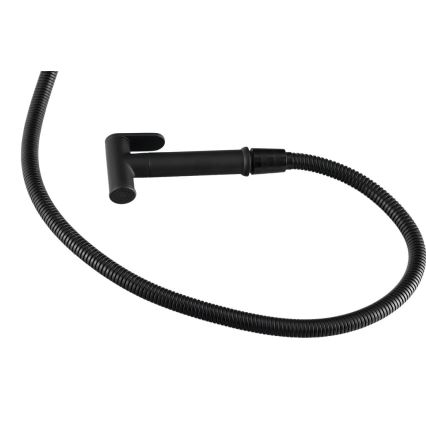 Aqualine - Suihkulla varustettu bideehana piiloasennukseen matta musta