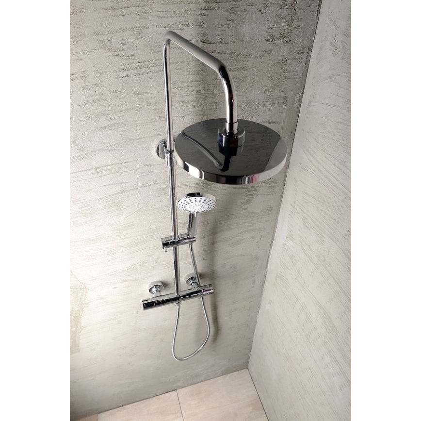 Aqualine - Suihkusetti termostaattihanalla LIGA kiiltävä kromi