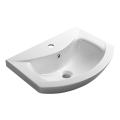 Aqualine - Upotettava pesuallas ZERO 55x44 cm keraaminen/valkoinen